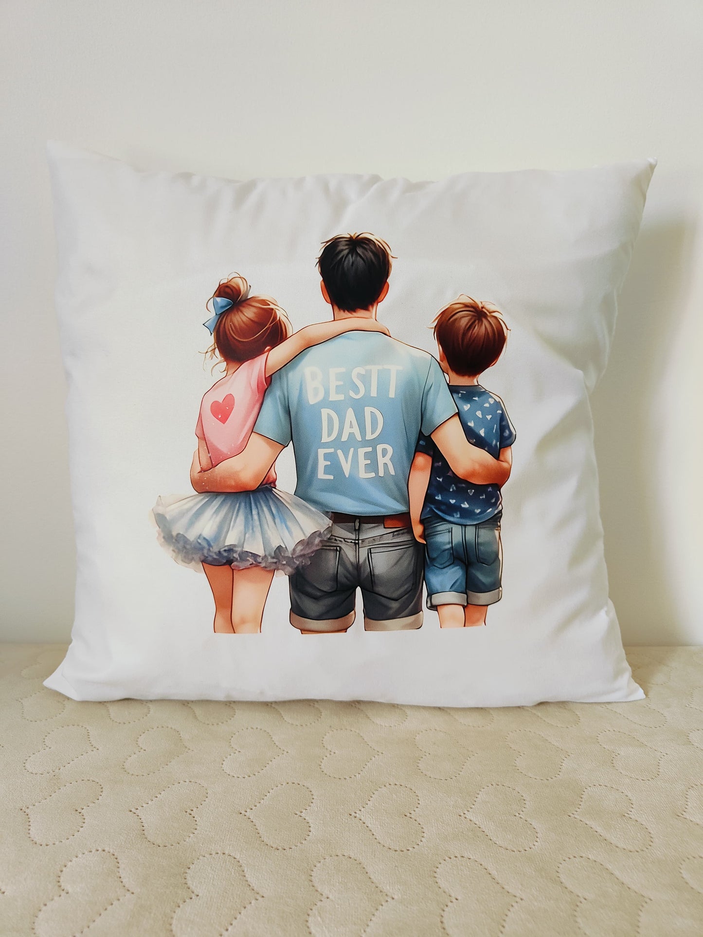 Coussin "Best dad ever"