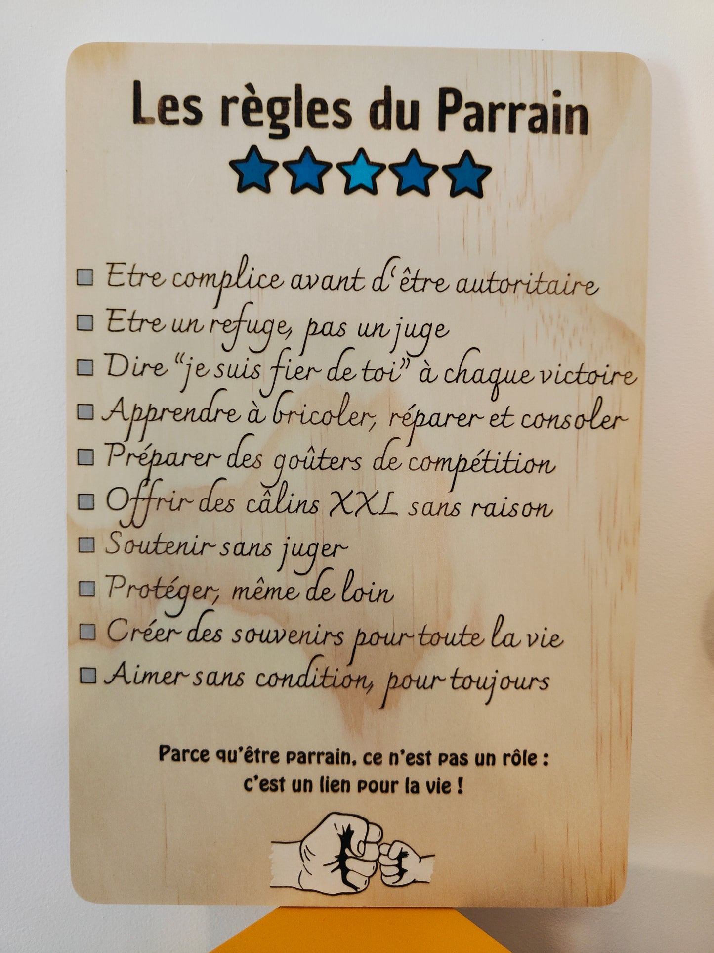 Les règles du parrain