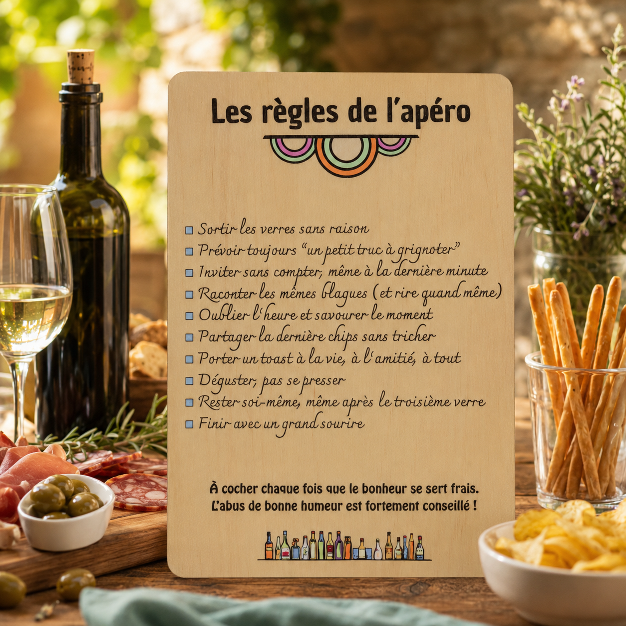 Les règles de l'apéro