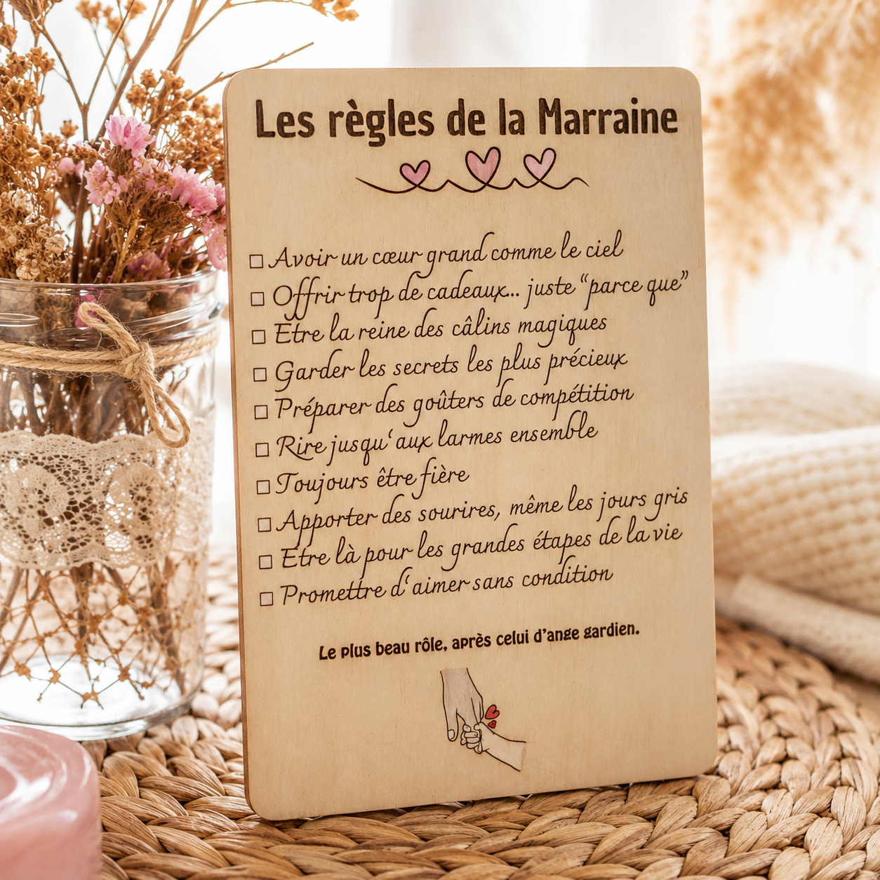 Les règles de la marraine