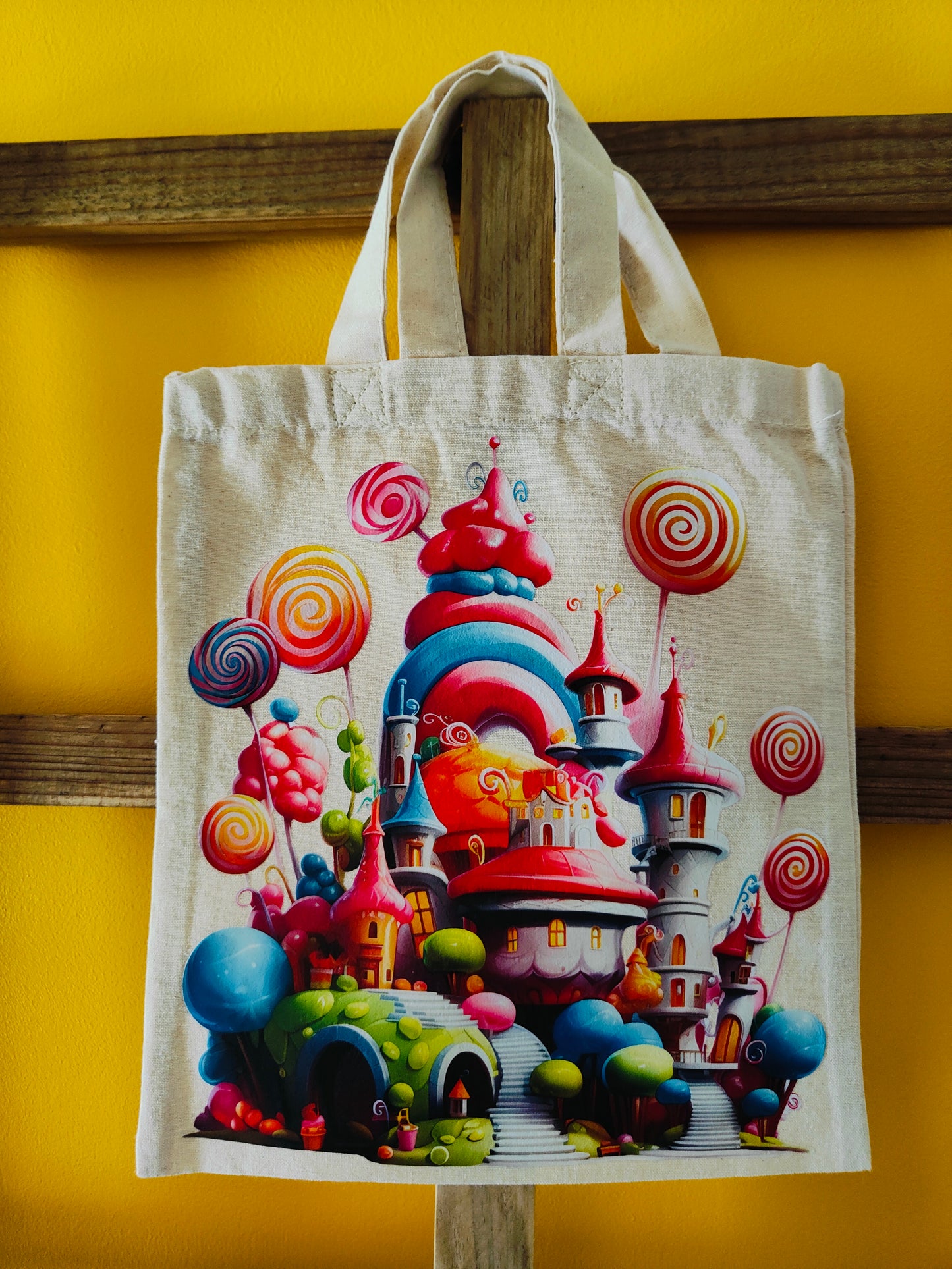 Tote bag écru - Pays enchanté