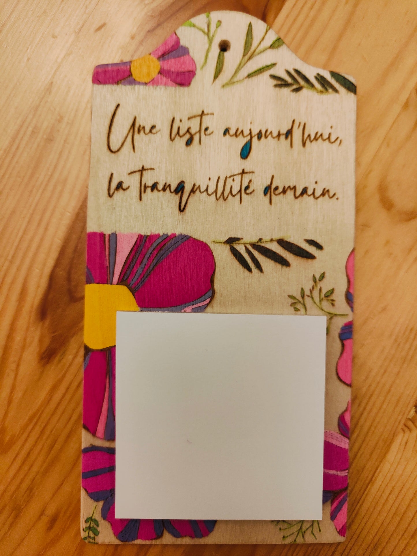 Support mural à post-it