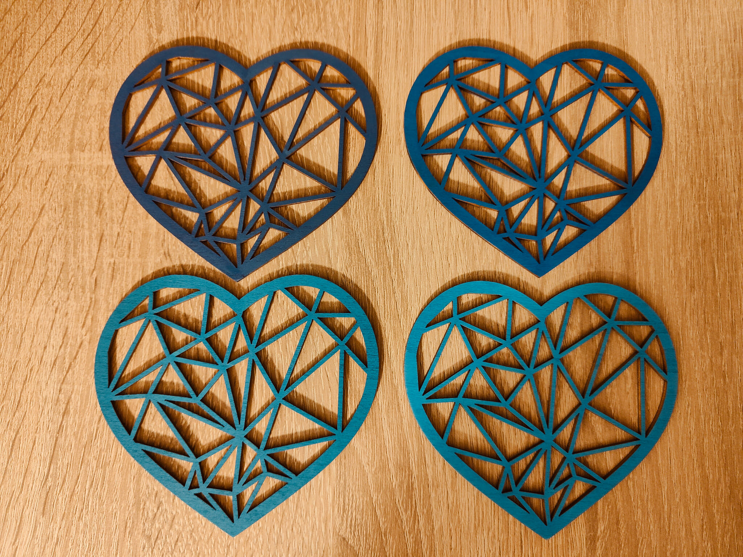 Dessous de verre - cœur