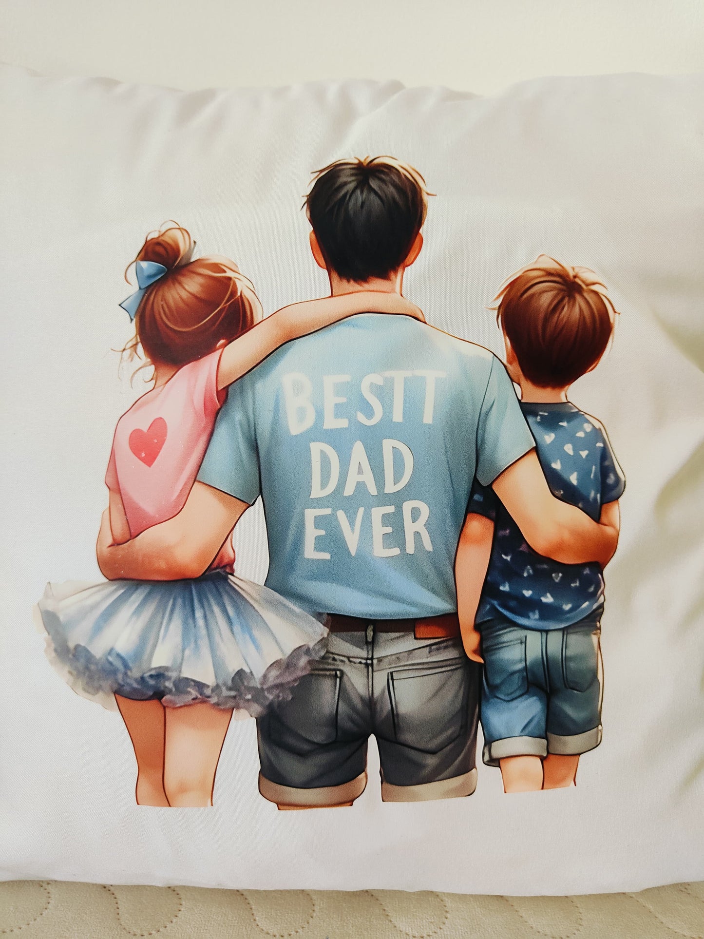 Coussin "Best dad ever"