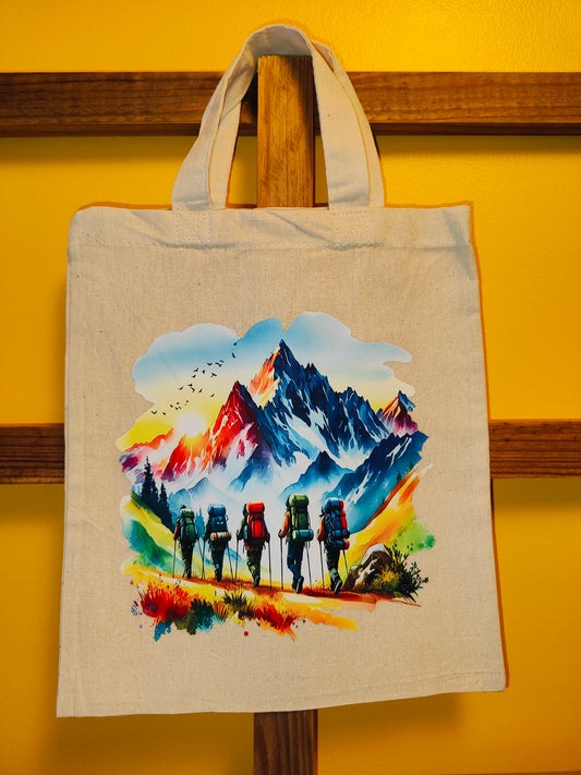 Tote bag écru - Randonneurs