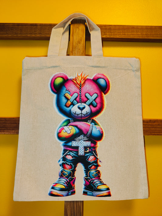 Tote bag écru - Nounours