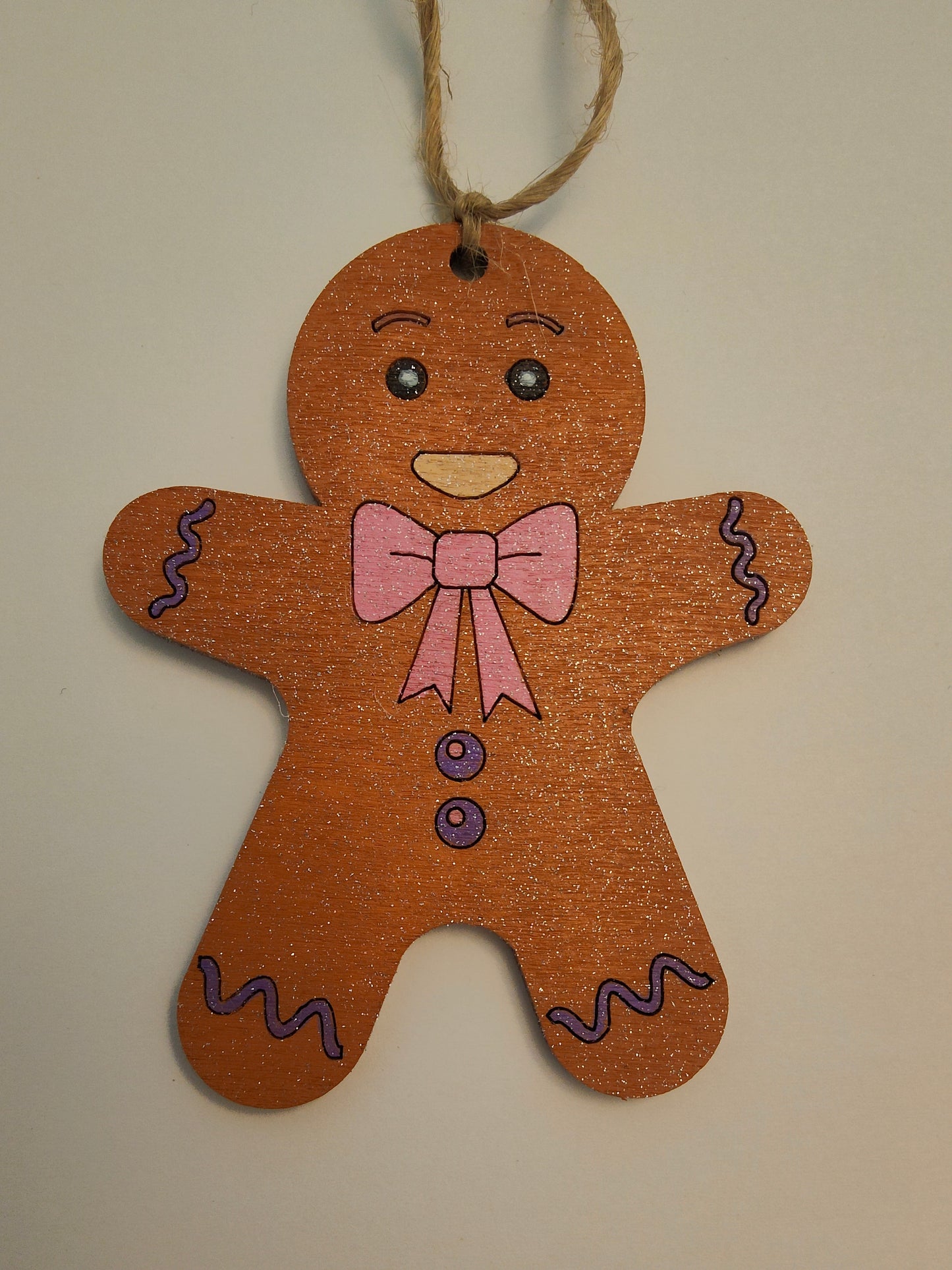 Décoration bois - bonhomme pain d'épices