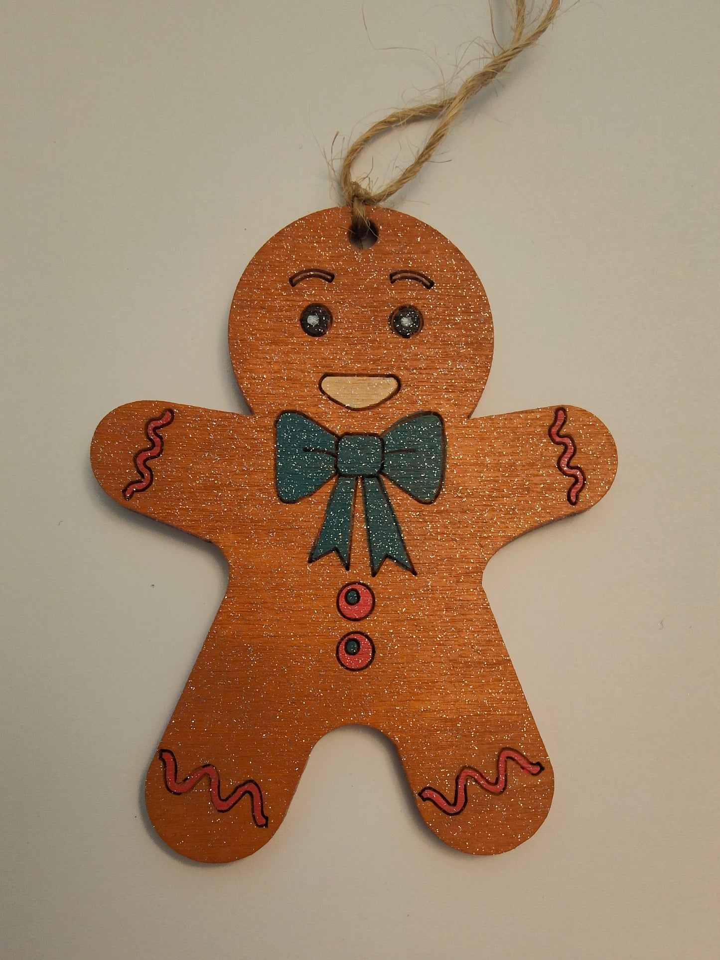 Décoration bois - bonhomme pain d'épices