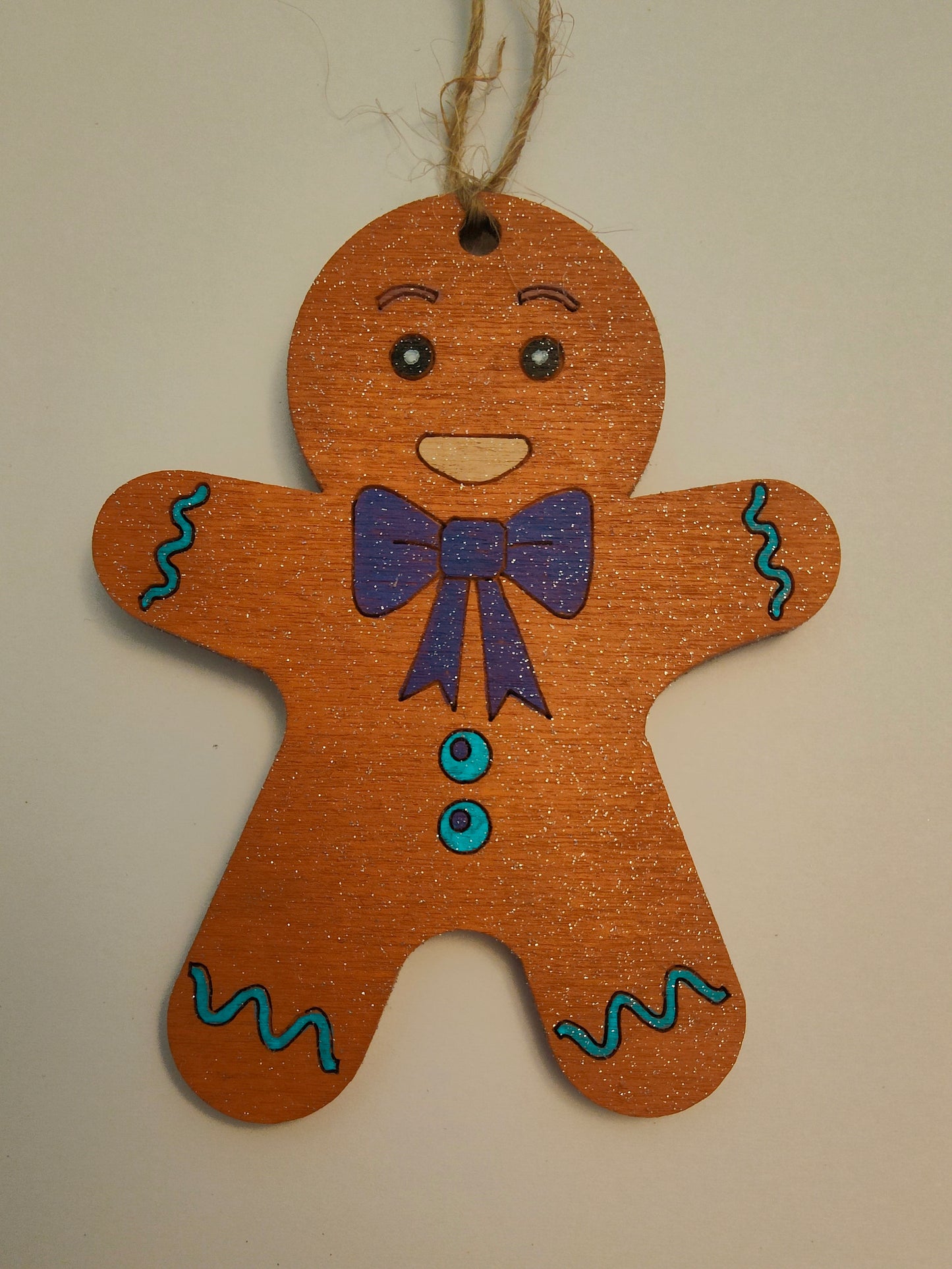 Décoration bois - bonhomme pain d'épices