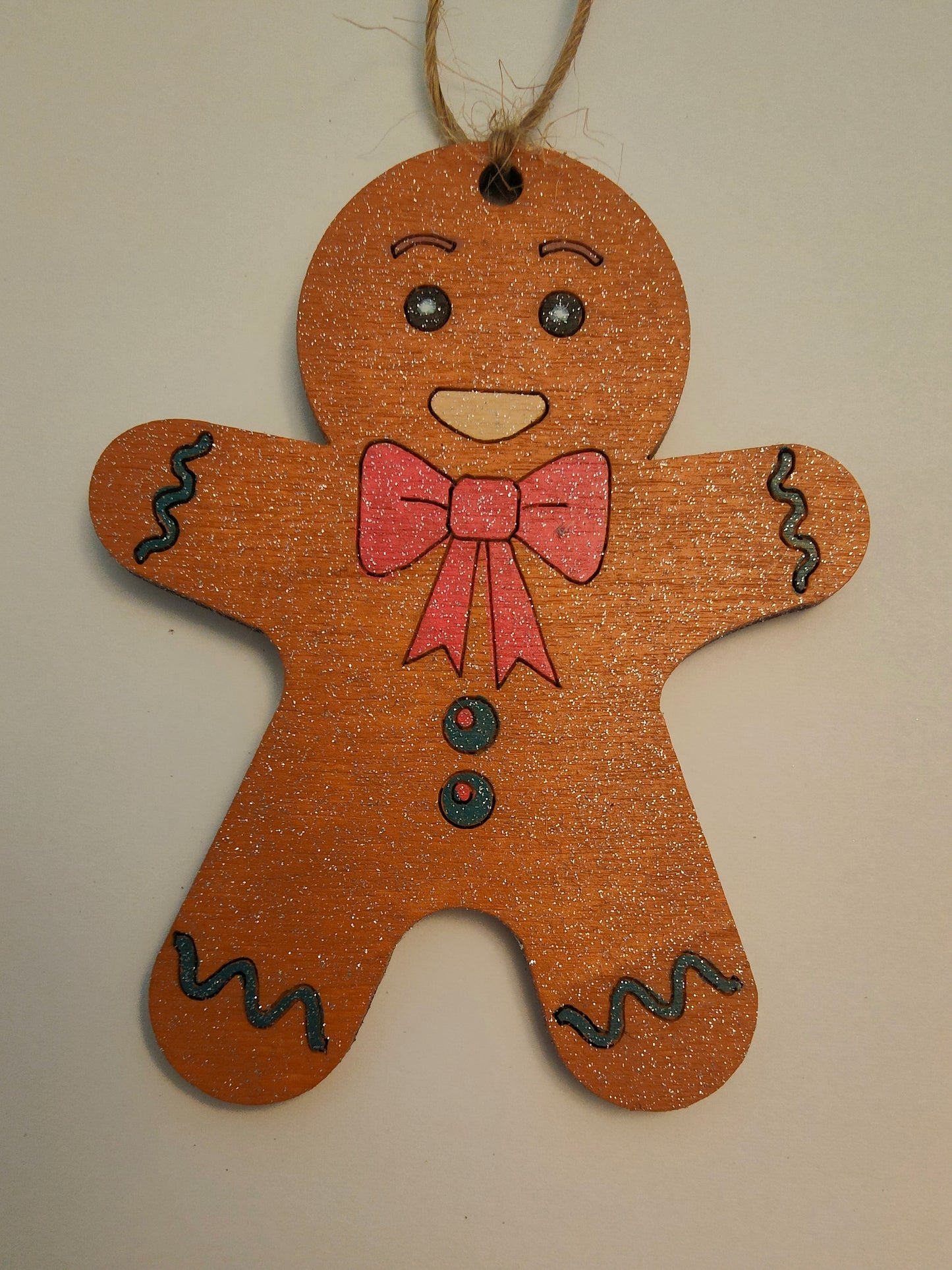 Décoration bois - bonhomme pain d'épices