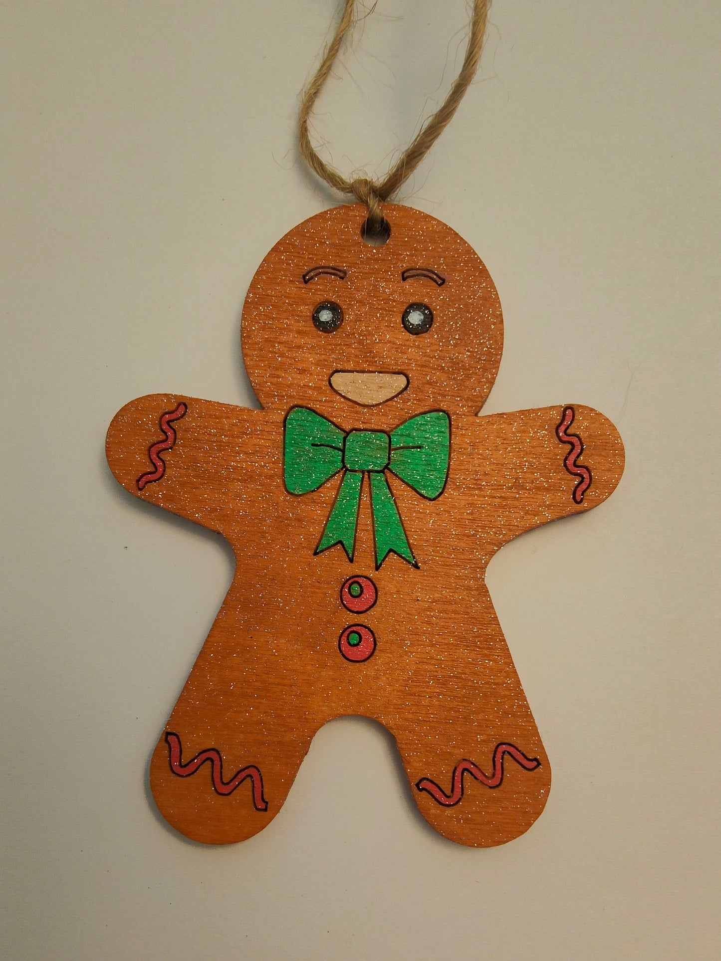 Décoration bois - bonhomme pain d'épices