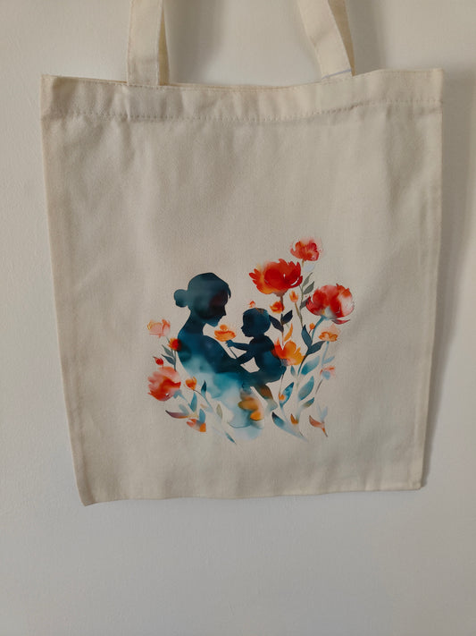 Tote bag mère enfant