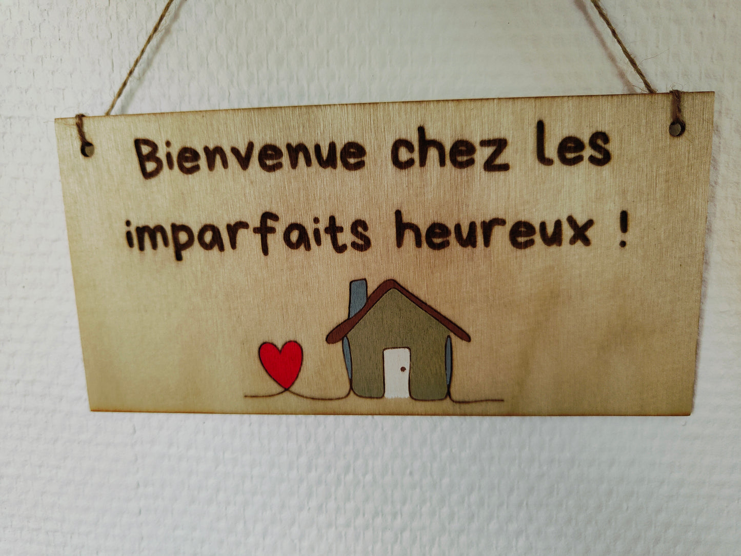 Plaques de porte en bois