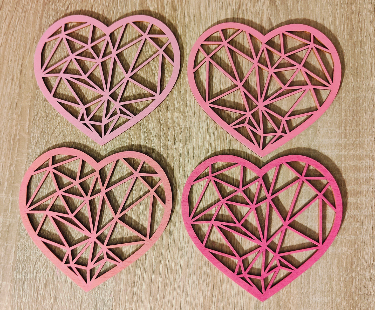 Dessous de verre - cœur