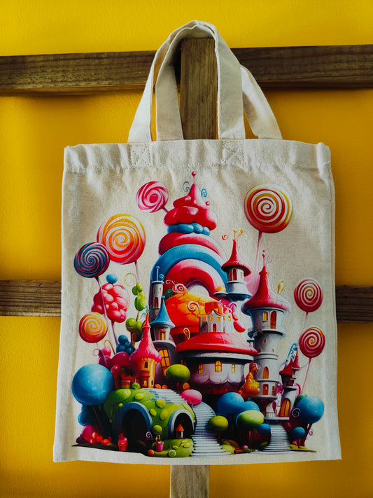 Tote bag écru - Pays enchanté