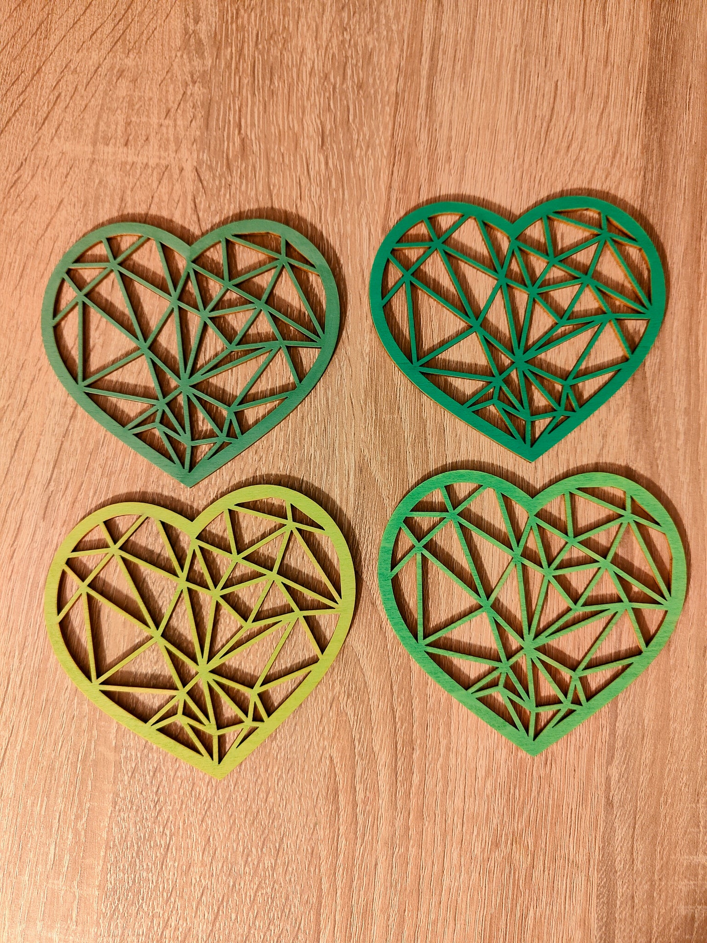 Dessous de verre - cœur