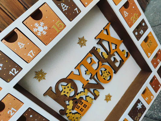 Calendrier de l'avent en bois 🎄