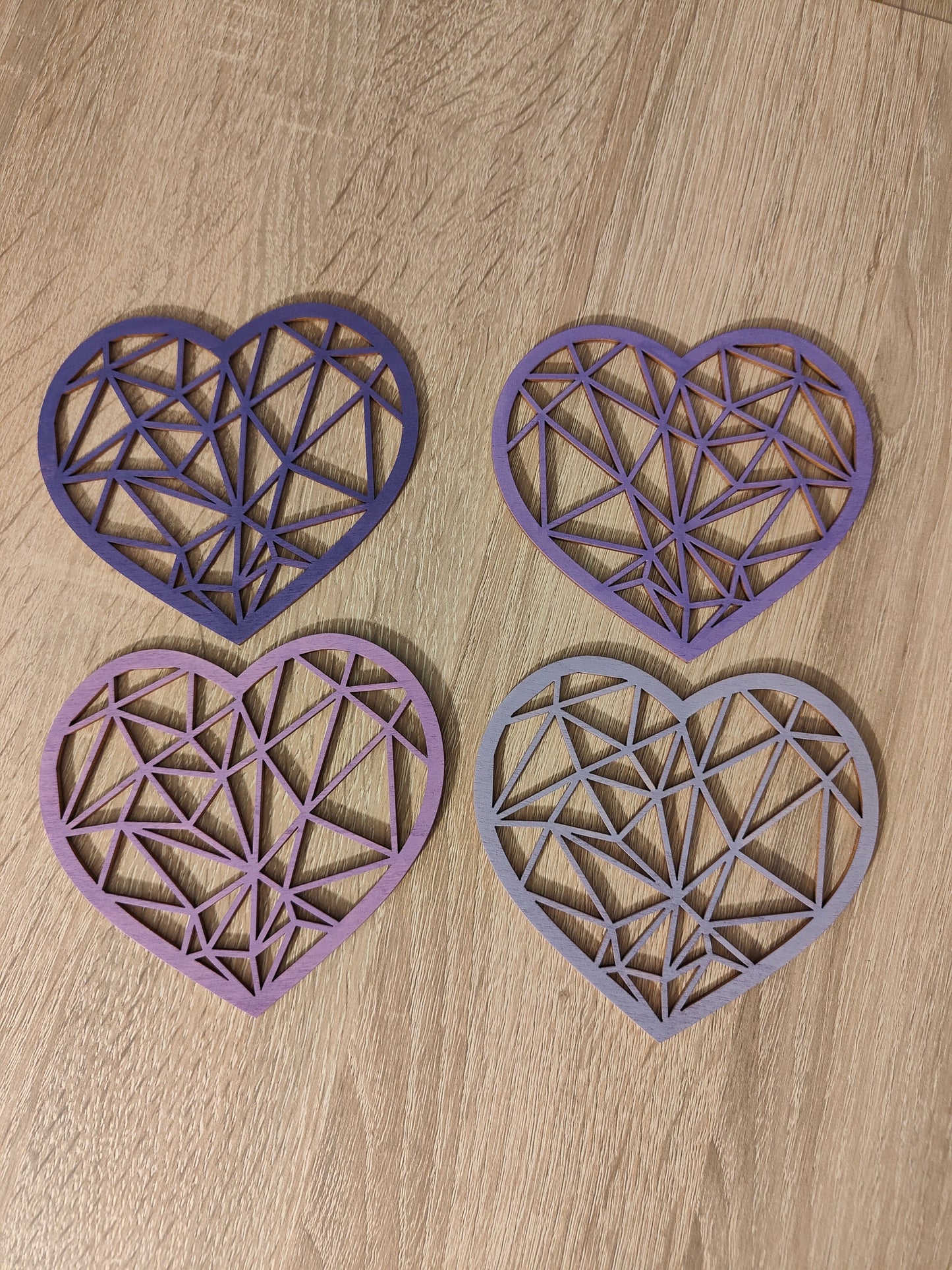 Dessous de verre - cœur