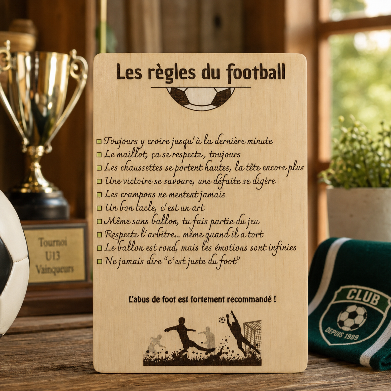 Les règles du football