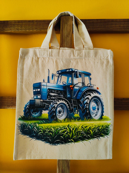 Tote bag écru - Tracteur