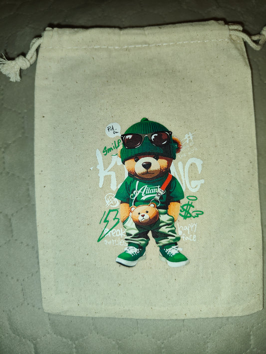 Sac à cordon ourson