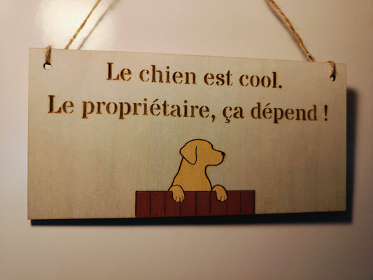 Plaques de porte en bois