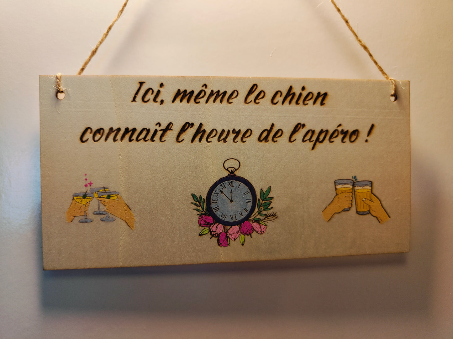 Plaques de porte en bois