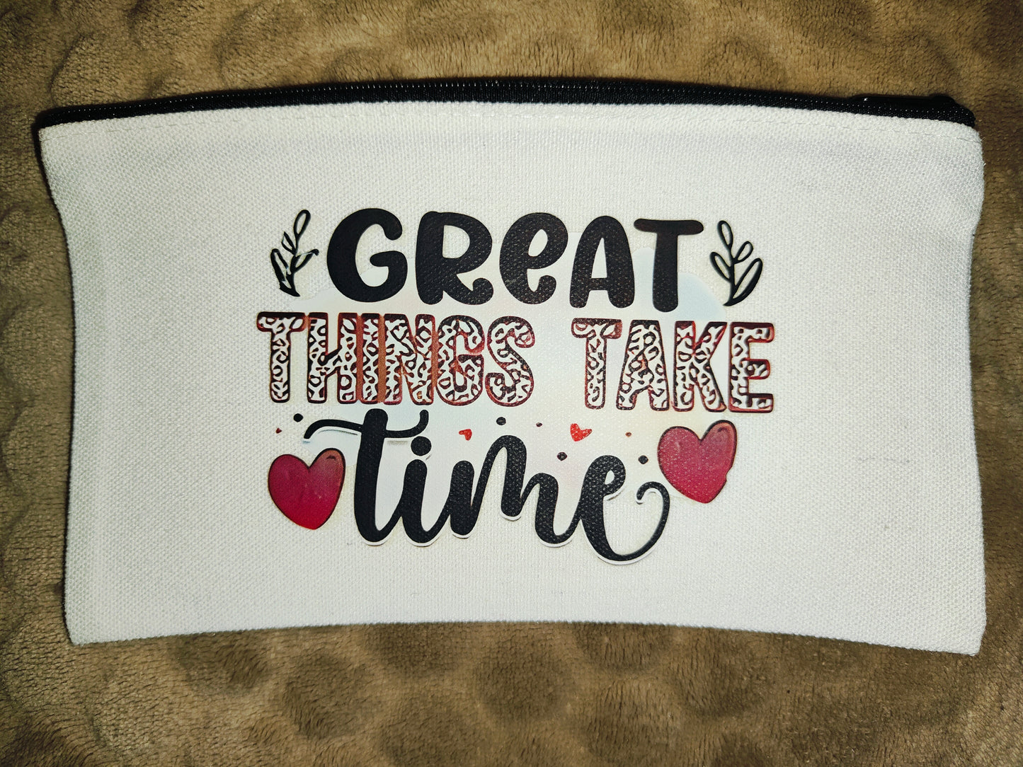 Pochette "Gret things take time"