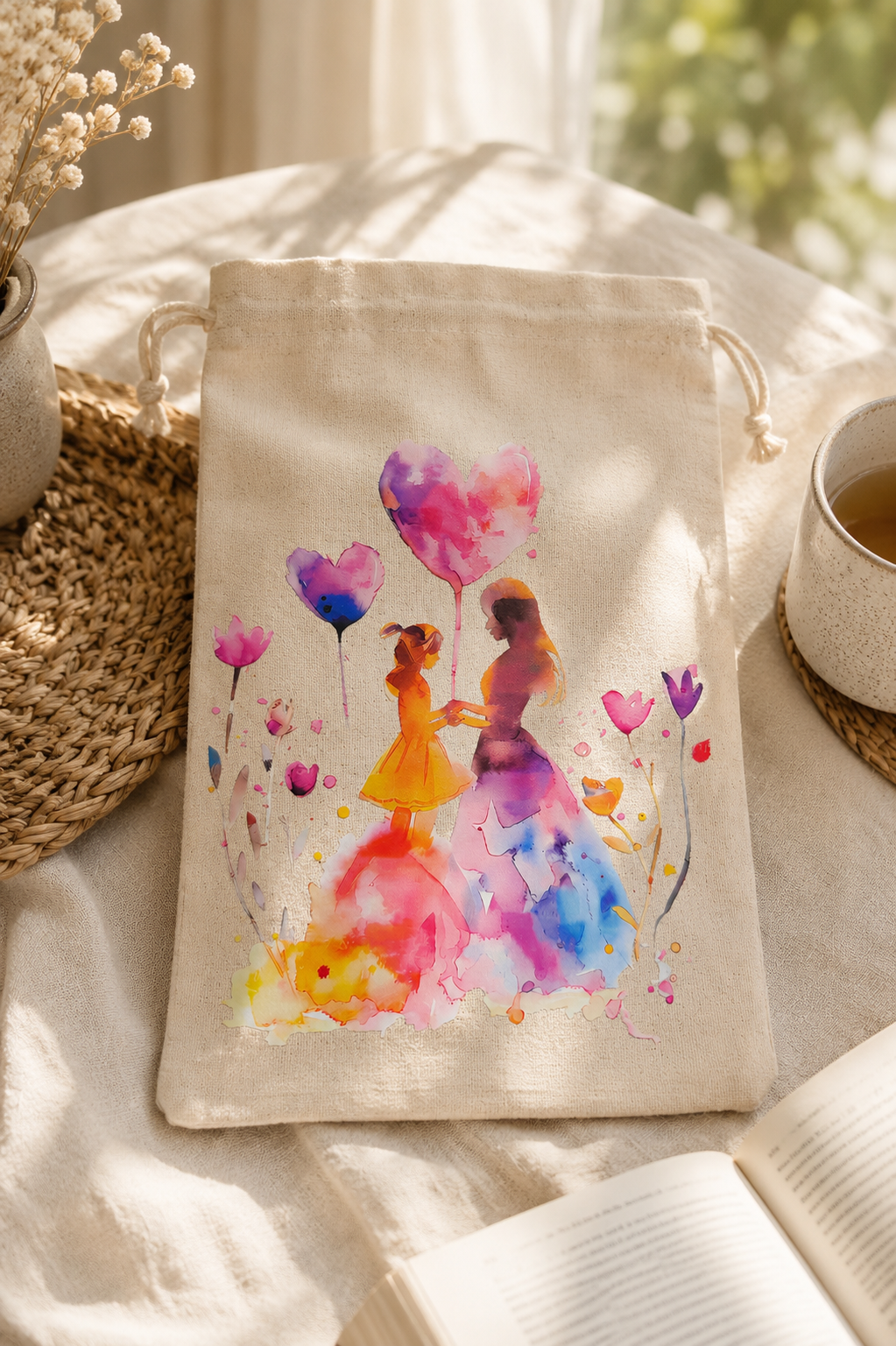 Sac à pochon fête des mères
