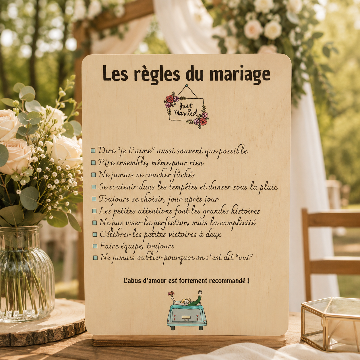 Les règles du mariage